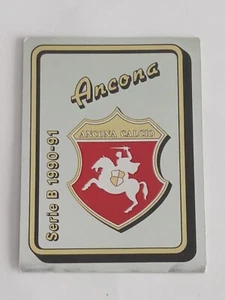 ***CALCIATORI PANINI 1990/91*** N. 345, SCUDETTO ANCONA - NUOVO CON VELINA - Foto 1 di 2