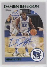 2021-22 Panini Chronicles Draft Picks Hoops Retro Green Damien Jefferson Auto