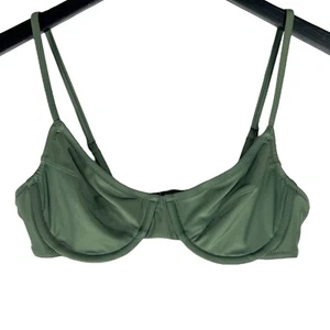 NEW J. Crew 1993 Underwire Bikini Top in Cool Cypress Green Size 32B - Picture 1 of 7