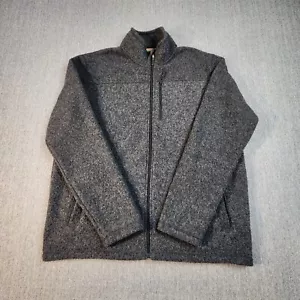 SMARTWOOL Mens XXL Hudson Trail Full Zip Wool Blend Long Sleeve Jacket Gray - Picture 1 of 11