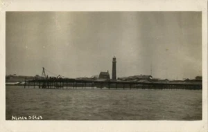 Postal RPPC de Pakistán, Karachi, Faro de Manora (1925) - Imagen 1 de 2