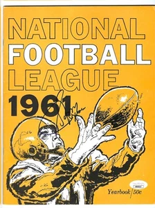 Sonny Jurgensen Signed 1961 NFL Yearbook JSA Authenticated - Picture 1 of 1