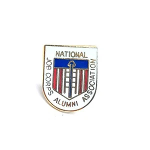 National Job Corps Alumni Association Shield Lapel Pin Vintage - Picture 1 of 3