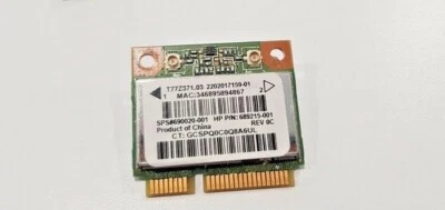 Scheda modulo WiFi wireless board card HP 250 G3 - 255 G3 Ralink Model: RT3290