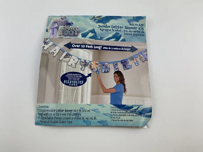 小脚生日快乐超大字母横幅套件 — 第 1/4 张图片