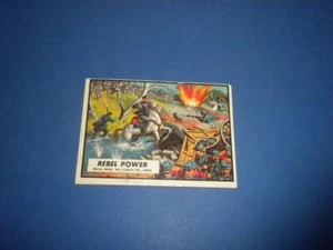 CIVIL WAR NEWS #4 REBEL POWER Topps card-original 1962 U.S printing REBEL POWER - Picture 1 of 5