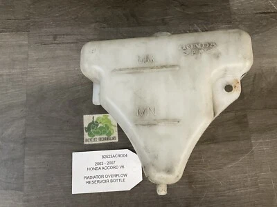 2003 2004 2005 2006 2007 HONDA ACCORD V6 RADIATOR COOLANT RESERVOIR BOTTLE C59 - Image 1 of 4