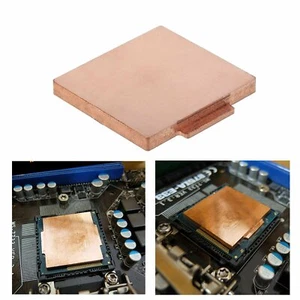 CPU Copper Cover (PC) for LGA 115X i5 i7 3770K 4790K 6700K 7700K 8700K 9900K AEU - Bild 1 von 5