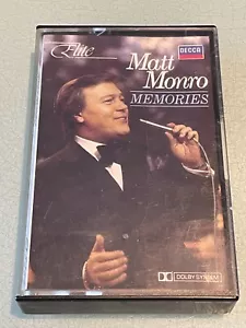 Matt Monro - Memories - Cassette Tape Album - 1985 Decca - 14 Great Tracks - Picture 1 of 5