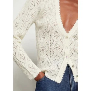 Cárdigan DOEN Baby Mezcla Alpaca Talla L Chandel Cárdigan Flor Jazmín - Imagen 1 de 17