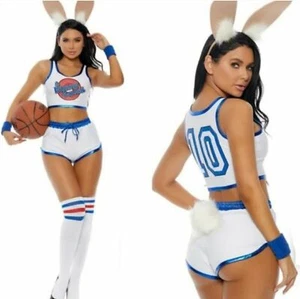 NEU Forplay Bunny Squad Baller Kostüm Lola Bunny Basketball S/M Space Jam - Bild 1 von 6