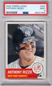 2022 Topps Living Anthony Rizzo #537 - PSA 9 - Yankees - Bild 1 von 2