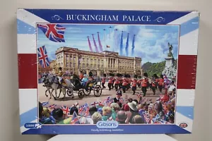Gibson Buckingham Palace 1000 Piece Jigsaw Puzzle London Queen Elizabeth Parade - Picture 1 of 5