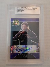 Fetty Wap 1/1 Crystal Purple Autographed Pro Set SS Proof 2021 Leaf Pop Century