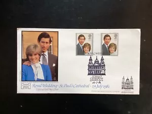 GB 1981 Royal Wedding FDC, marca Havering, St Paul’s London EC4 pmk (K32) - Imagen 1 de 1