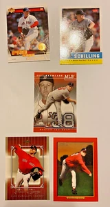 Curt Shilling ⚾ SUPER LOT K ⚾ with (5) Boston Red Sox MLB baseball cards - Picture 1 of 2
