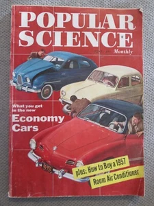 1957 June Popular Science Vintage Magazine New Economy Cars D Day June 6th 1944 - Picture 1 of 4