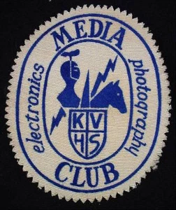 Patch KVHS MEDIA CLUB Electronics Photography Kennebecasis Valley High School NB - Picture 1 of 2