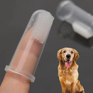 2 Pack Silicone Finger Toothbrush for Dogs & Cats | Pet Gum Massager & Oral Care - Picture 1 of 3