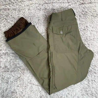 Pantalones Burton Para Hombre S (33x30.5) Verde Dryride Carga Snowboard Esquí Ajustar Cintura Foto 1 de 4