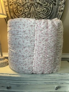 Pottery Barn Teen LoveShackFancy Prairie Wildflower TWIN/TWIN XL Quilt Pink LESEN - Bild 1 von 7