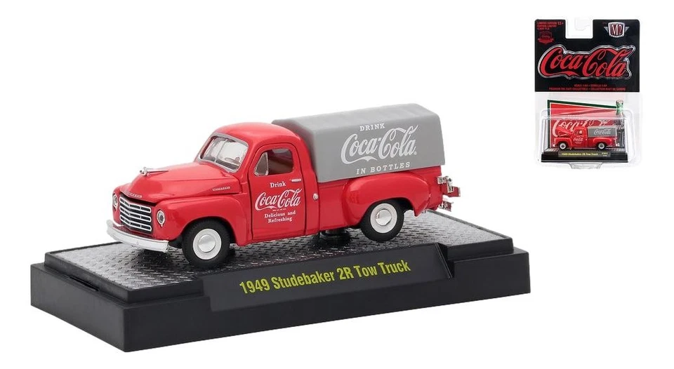 Эвакуатор M2 Machines Coca-Cola Release HOBBY RW01 1949 Studebaker 2R - Изображение 1 из 1