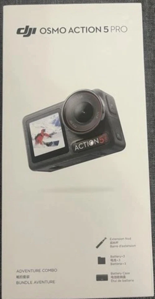 DJI Osmo Action 5 Pro Adventure Combo-4K Action Camera - With Chest Strap - Image 1 of 1