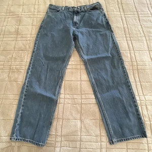 Pantalones de mezclilla Harley Davidson para hombre 38 x 32 azul relajados rectos lavado medio motociclista - Imagen 1 de 18