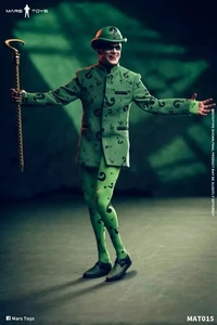 IN STOCK New Mar Toys MAT015 1/6 Forever Riddler Jim Carrey 12" Action Figure - Picture 1 of 14