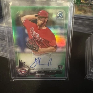 2017 Bowman Chrome - Chrome Rookie Autographs Jake Thompson #BCAR-JT Green... - Picture 1 of 3