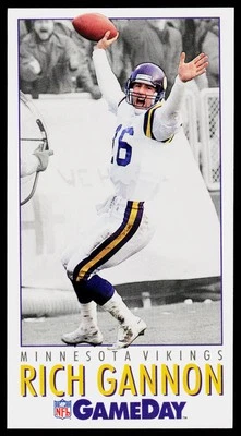 Rich Gannon, 1992 Gameday, #464, Minnesota Vikings, - Image 1 of 2