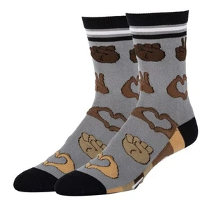 One Love - Calcetines divertidos de algodón emoji para hombre - Imagen 1 de 4