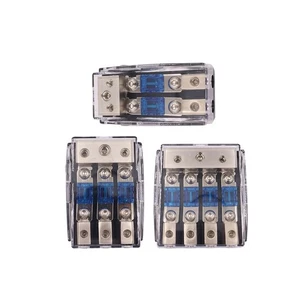 Mini ANL Blade 2/3/4 Vie Porta Fusibili Stereo Auto Audio Distribuzione Alimentazione BloccoH4 - Foto 1 di 13