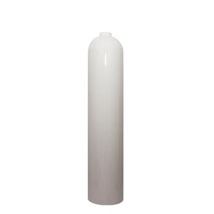 SF-1 TopDeal: 40 cf Aluflasche weiß MES M25*2 ohne Ventil - 5,7 l Alu Stage - Picture 1 of 2