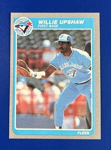 1985 Fleer Baseball Willie Upshaw Toronto Blue Jays #118 - Picture 1 of 2