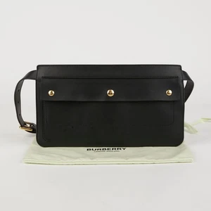 Burberry Black Leather Slim Belt Bag 53102687 - Picture 1 of 7