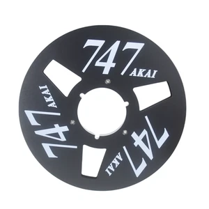 reel to reel tape recorder 10.5"inch Empty tape 747 black studer revox nagra - Picture 1 of 5