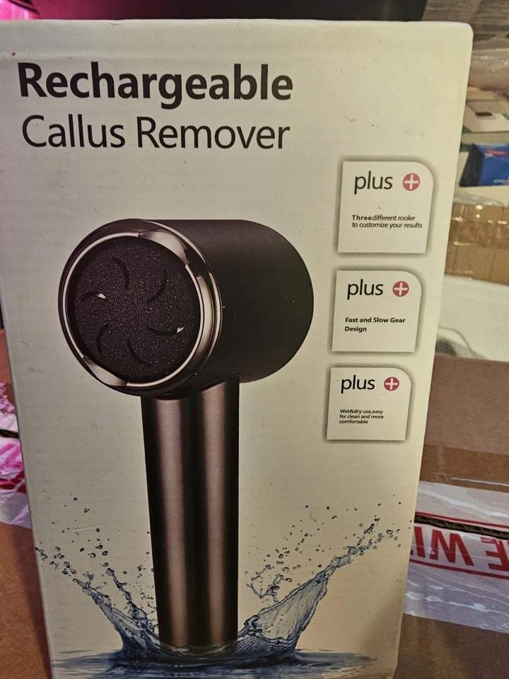 Removedor de Callos Eléctrico con Absorción al Vacío 2 Velocidades Ajustable Impermeable Fo Foto 1 de 4