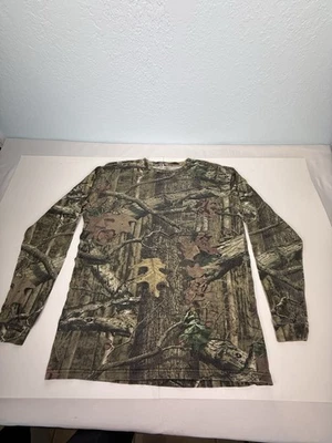 Red Head Shirt Men's Medium Camouflage Hunting Long Sleeve Lightweight Layers - Image 1 of 4