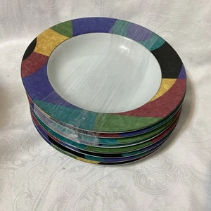 Mikasa Casual Classics EXHIBIT HG296 8 ASSIETTES À SOUPE 8 1/2 POUCES - Photo 1/5