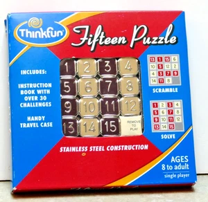 Vtg 2000 Thinkfun: Fifteen Puzzle (new in packaging) - Picture 1 of 2