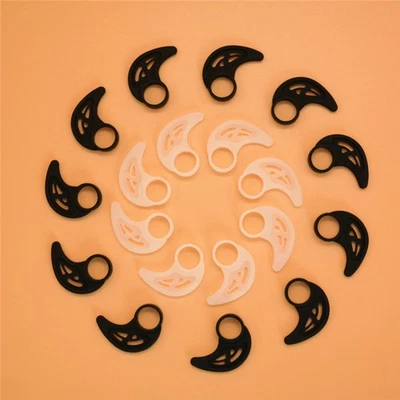 10 paia universale in silicone auricolare clip clip gancio auricolare - Immagine 1 di 4