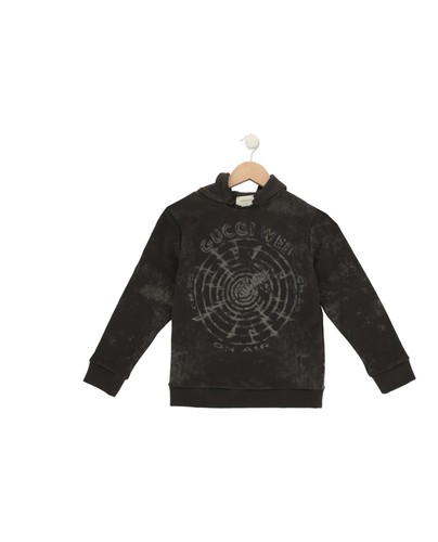 Felpa con cappuccio Gucci ragazzo stampa grafica
