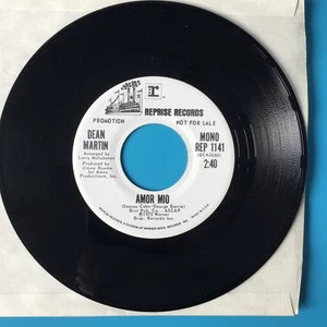 DEAN MARTIN: Amor Mio 7” 45 RARE DJ MONO/STEREO Reprise White Label RAT PACK NOS - Picture 1 of 2