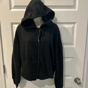 NEU Victoria’s Secret Hoodie schwarz Gr. XL Full Zip Fleece gefüttert (L9) - Bild 1 von 8