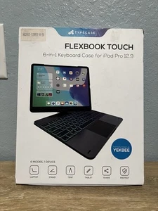Typecase Flexbook Touch 6-in-1 Keyboard Case for iPad Pro 12.9 Space Rose - Picture 1 of 6