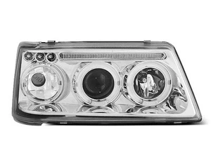 Phares for Peugeot 205 83-96 Angel Eyes Chrome Livraison Gratuite LPPE13WM XINO - Picture 1 of 5