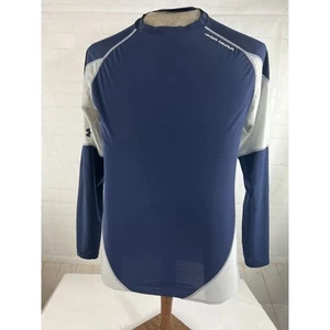 Youth Under Armour Bike Shirt Navy Blue Long Sleeve Pullover Size XL EUC - Picture 1 of 5