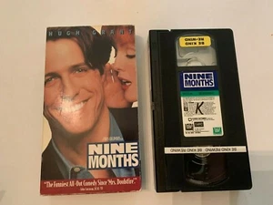 1995 Nine Months VHS Video Tape Hugh Grant - Picture 1 of 2