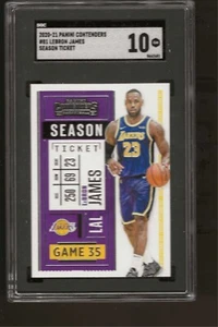 2020-21 Panini Contenders Lebron James #81 SGC 10 GEM MINT - Picture 1 of 1